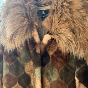 Unreal Fur Diamond Faux Fur Coat